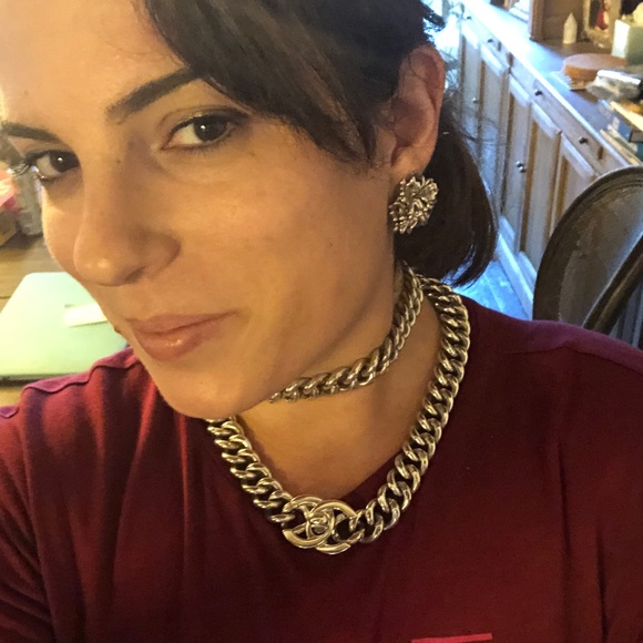 SOLD Chanel vintage turnlock chain belt necklace - Picture 8 of 8